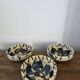 Set of 3 traditional Balkan ceramic bowls