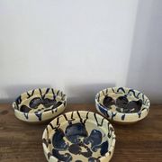 Set of 3 traditional Balkan ceramic bowls
