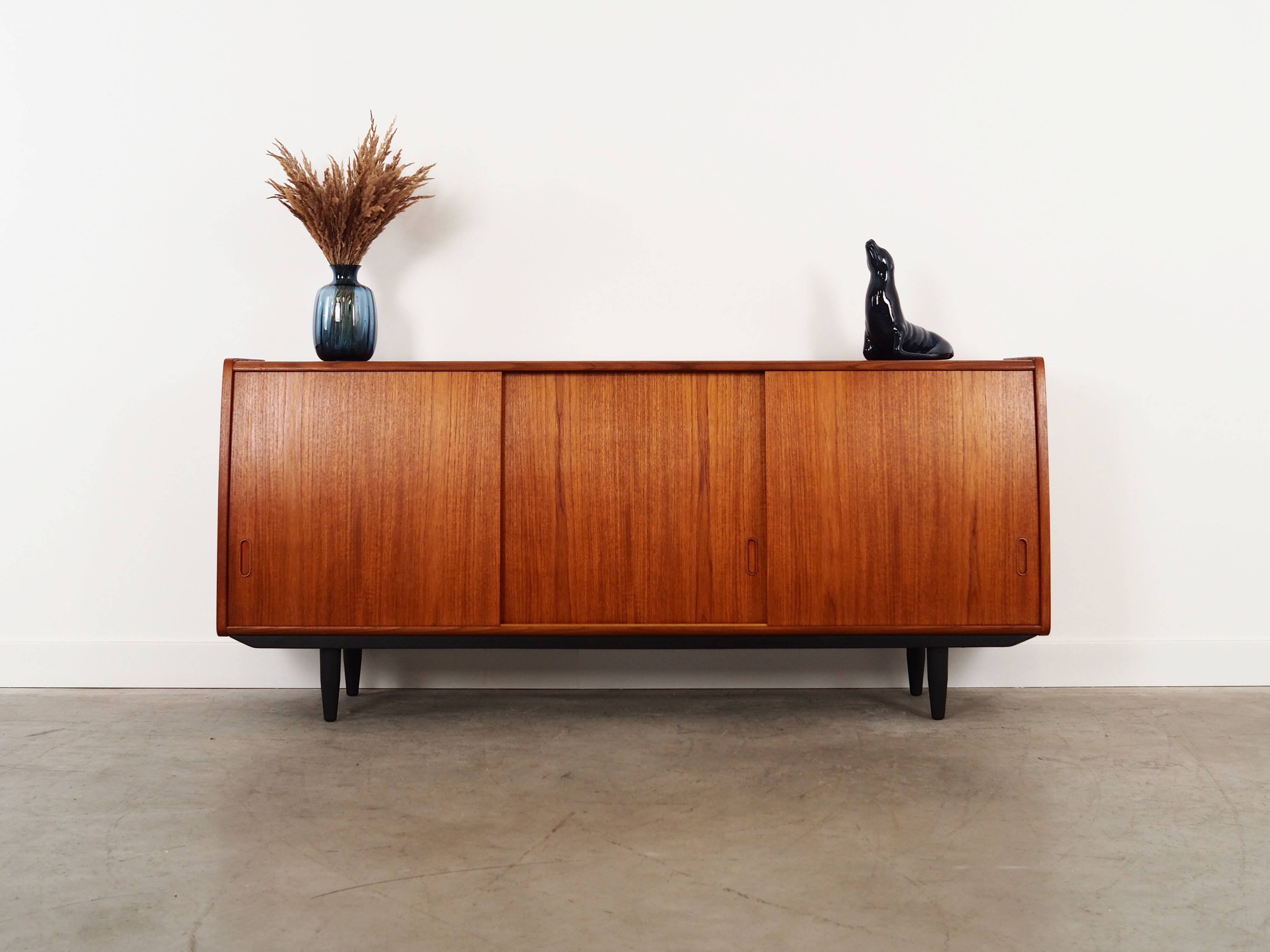 Teak sideboard, Danish design, 1970s, manufacture: PMJ Viby J