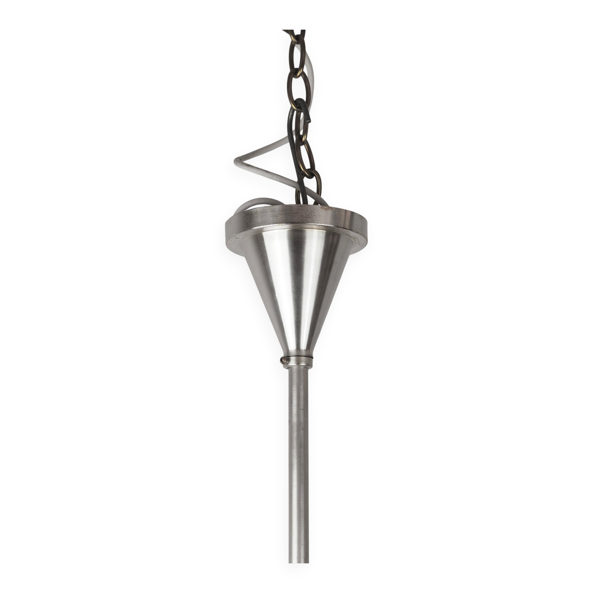 Iconic pendant lamp "Luzette" by Peter Behrens for Siemens, c. 1910s