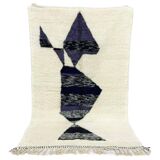 Beni Ouraine wool rug, size 150 x 250 cm