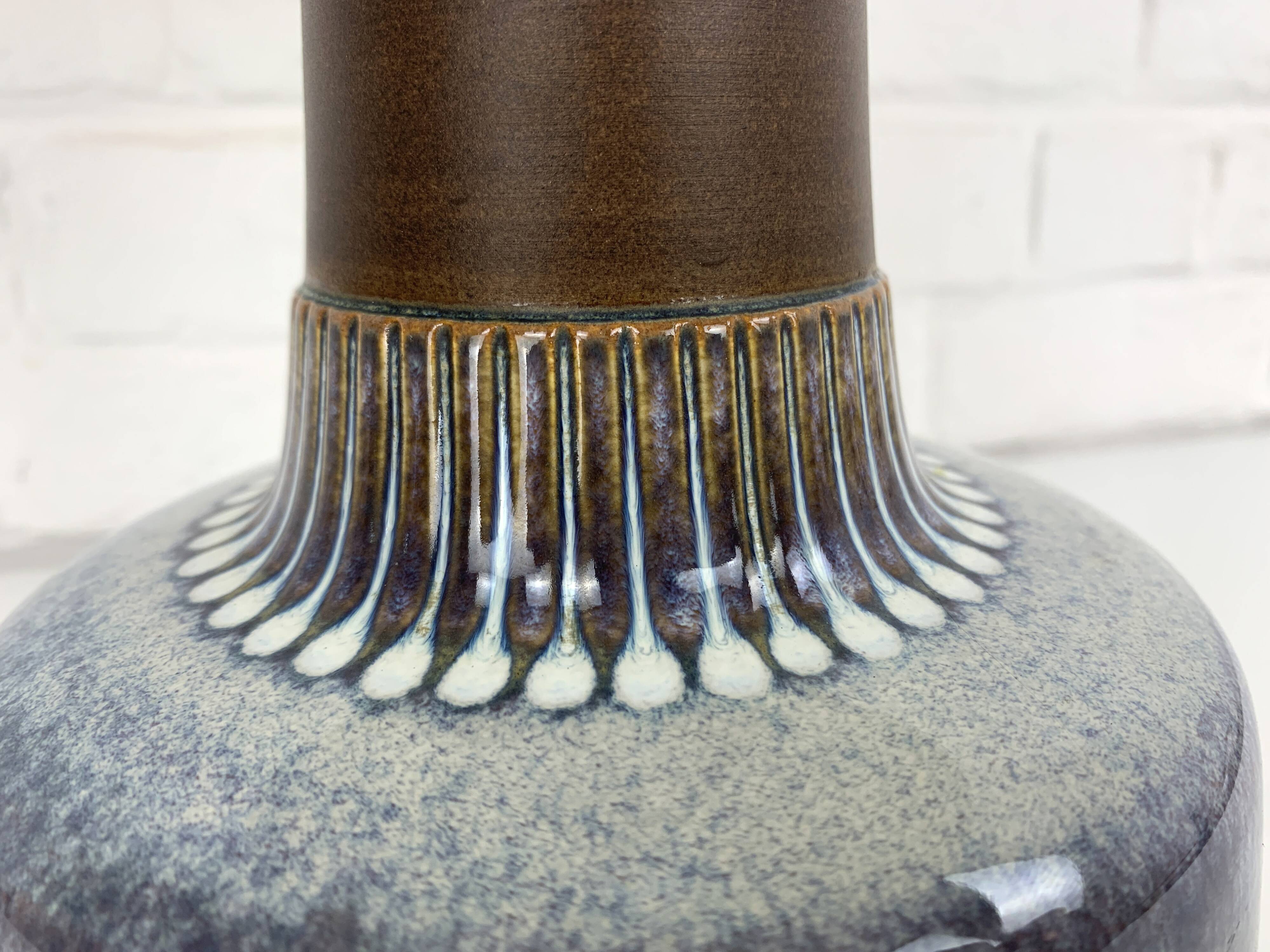 Scandinavian table lamp in ceramic Søholm Stentøj Denmark