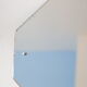 Octagonal bevelled wall mirror