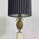 Lampe ananas en laiton vintage
