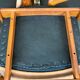 Teak dining chairs model 23 by Henning Kjaernulf for Korup Stolefabric
