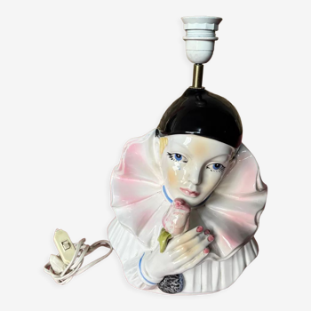 Lampe Pierrot céramique 1970
