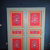 folk art wardrobe