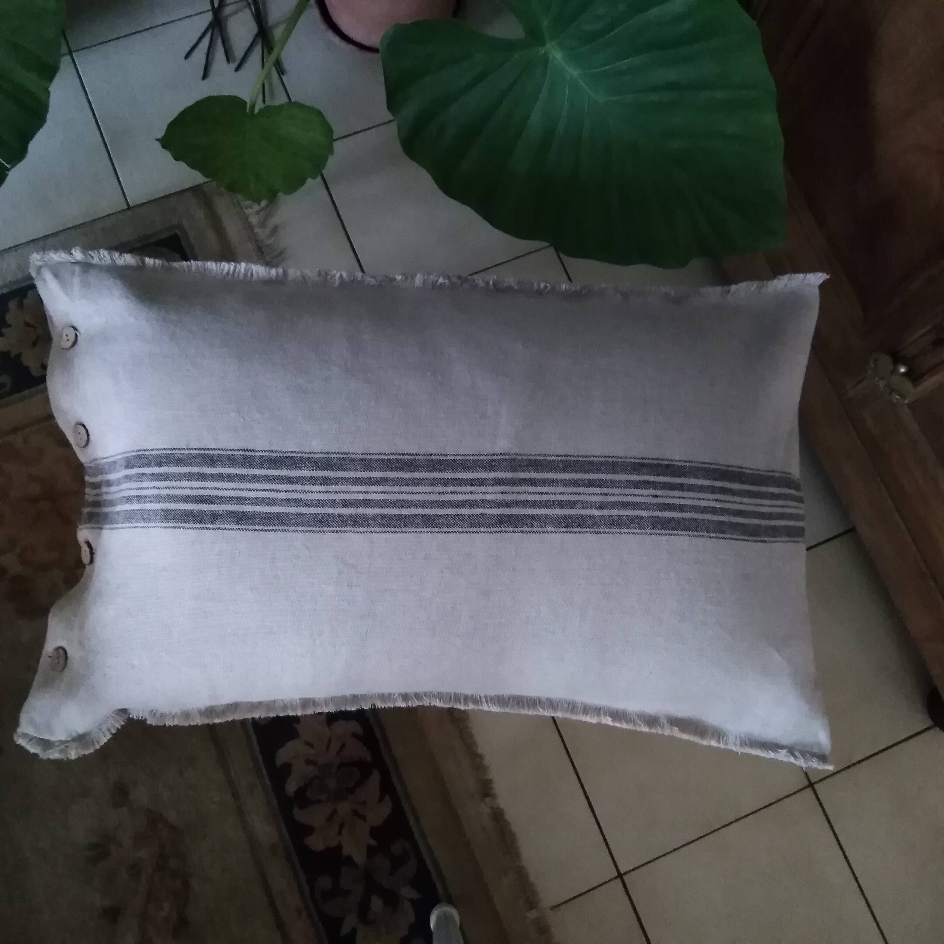 100% European linen pillowcase/cushion