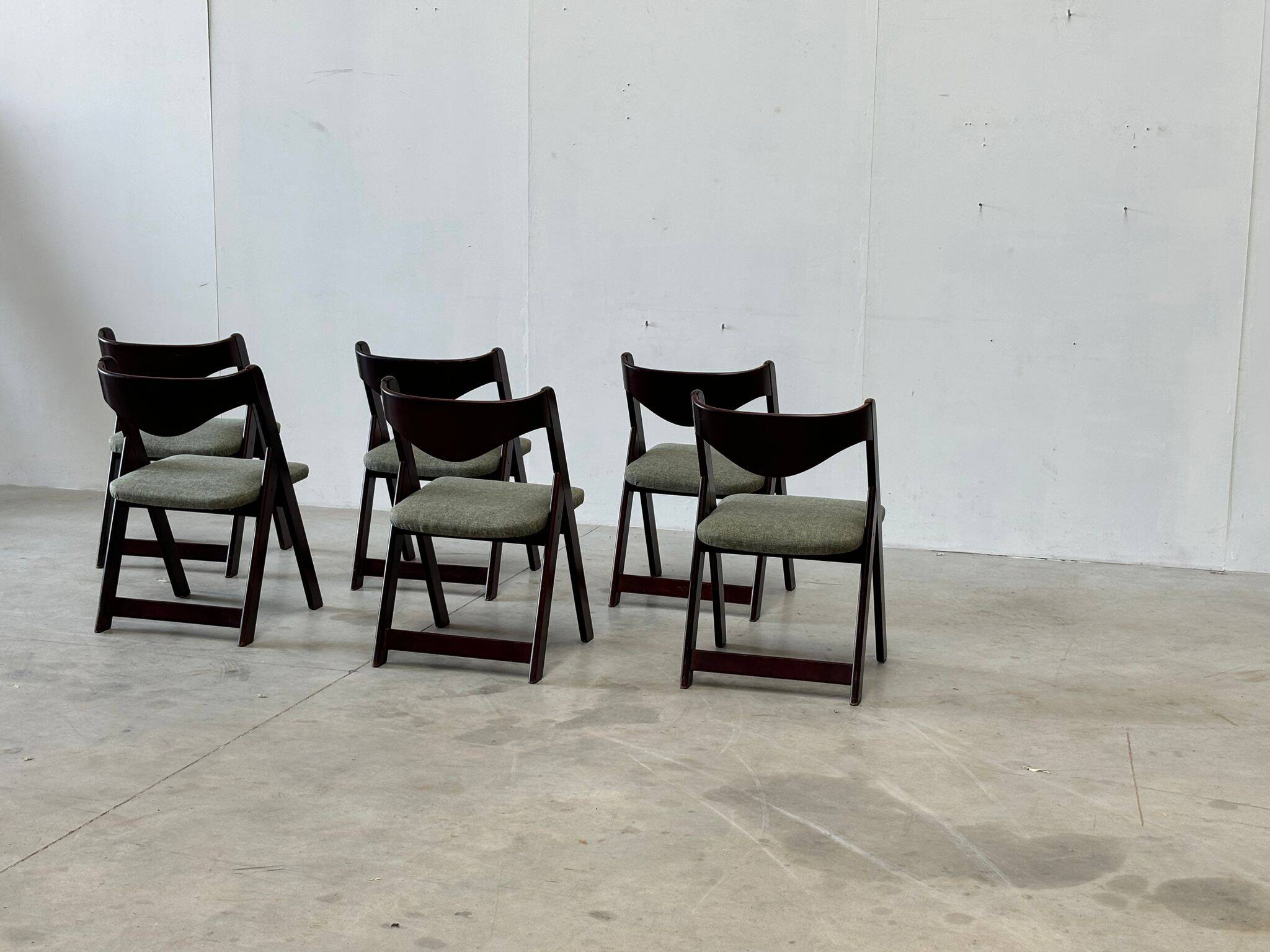 Mid century  italian dining chairs, 1960s