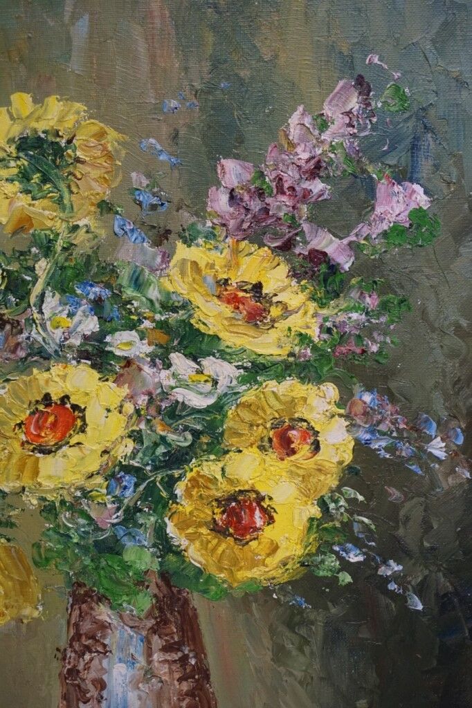 Tableau « Nature morte aux fleurs dans un vase »