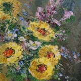Tableau « Nature morte aux fleurs dans un vase »