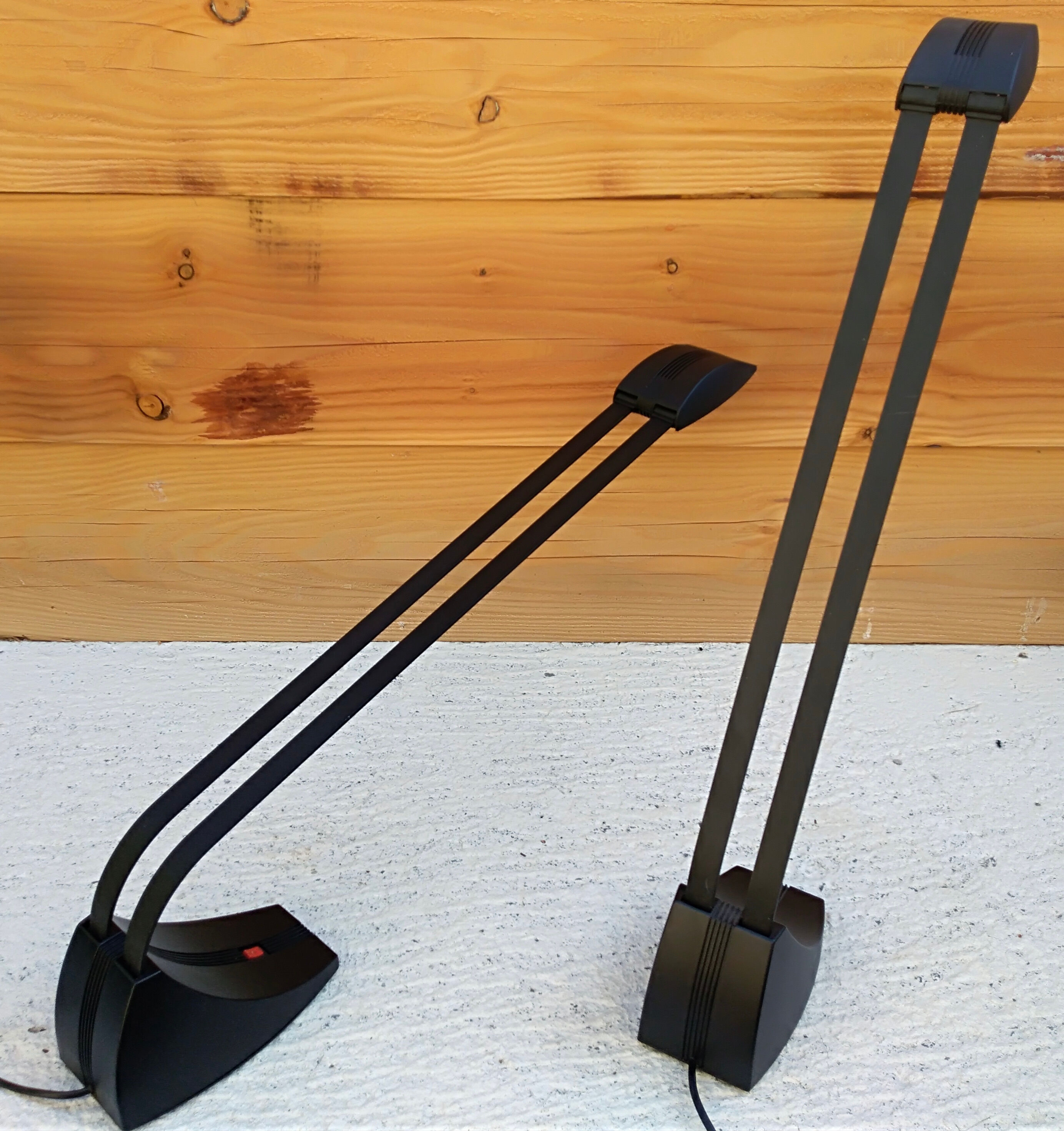 Pair of lamps zonca model voghera mizar design guiseppe linardi 80s