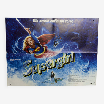 Affiche 80x60 "supergirl" helen slater faye dunaway 1984