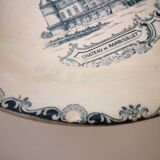 round and hollow ceramic dish, Clairefontaine ironstone, Château series