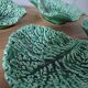 Vintage Sarreguemines slipware dishes