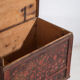 Wedding chest in pine with painted tulips – Central Europe, 1891