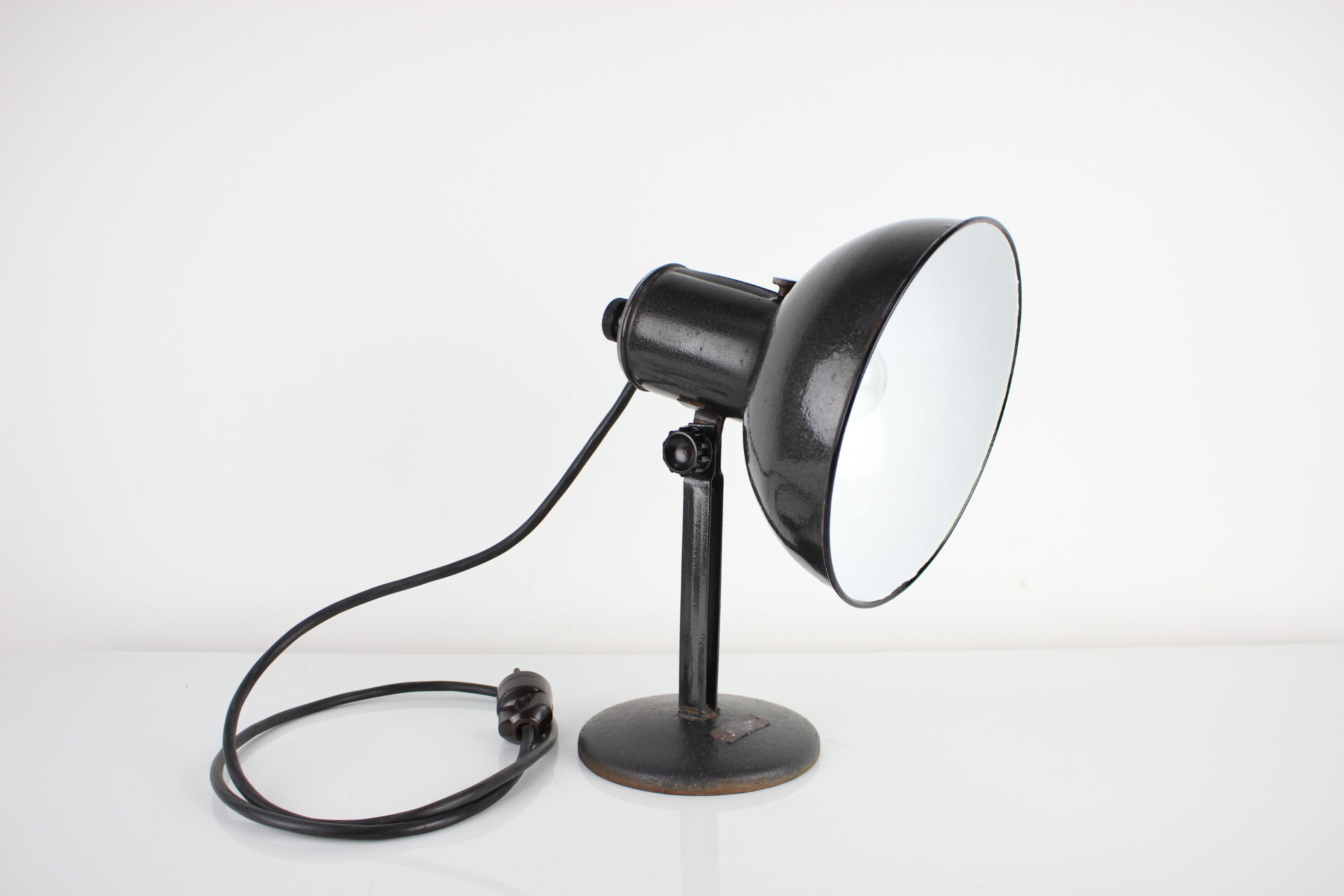 Vintage industrial adjustable table lamp, 1950's