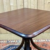 Mahogany and beech bistro table, made in the 1950s