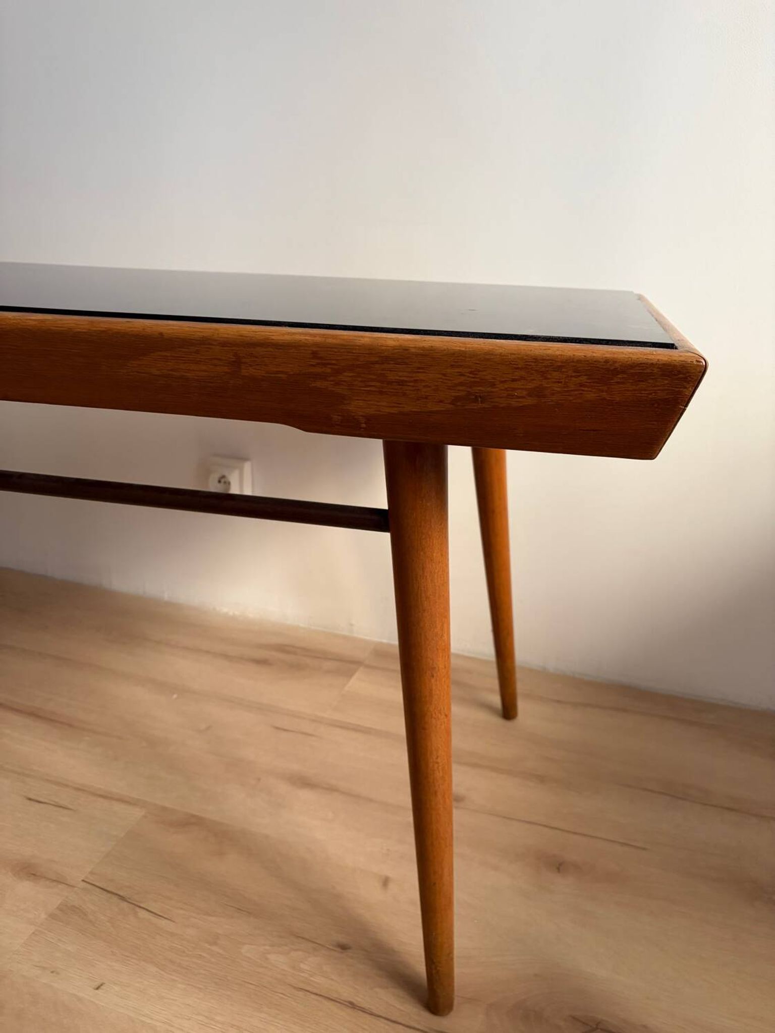 Czechoslovak Coffee Table by Jiri Jiroutek Mid-Century in Opax Glass