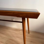 Czechoslovak Coffee Table by Jiri Jiroutek Mid-Century in Opax Glass