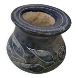 Small Kenyan soapstone pot