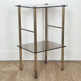 Brass side table/end table