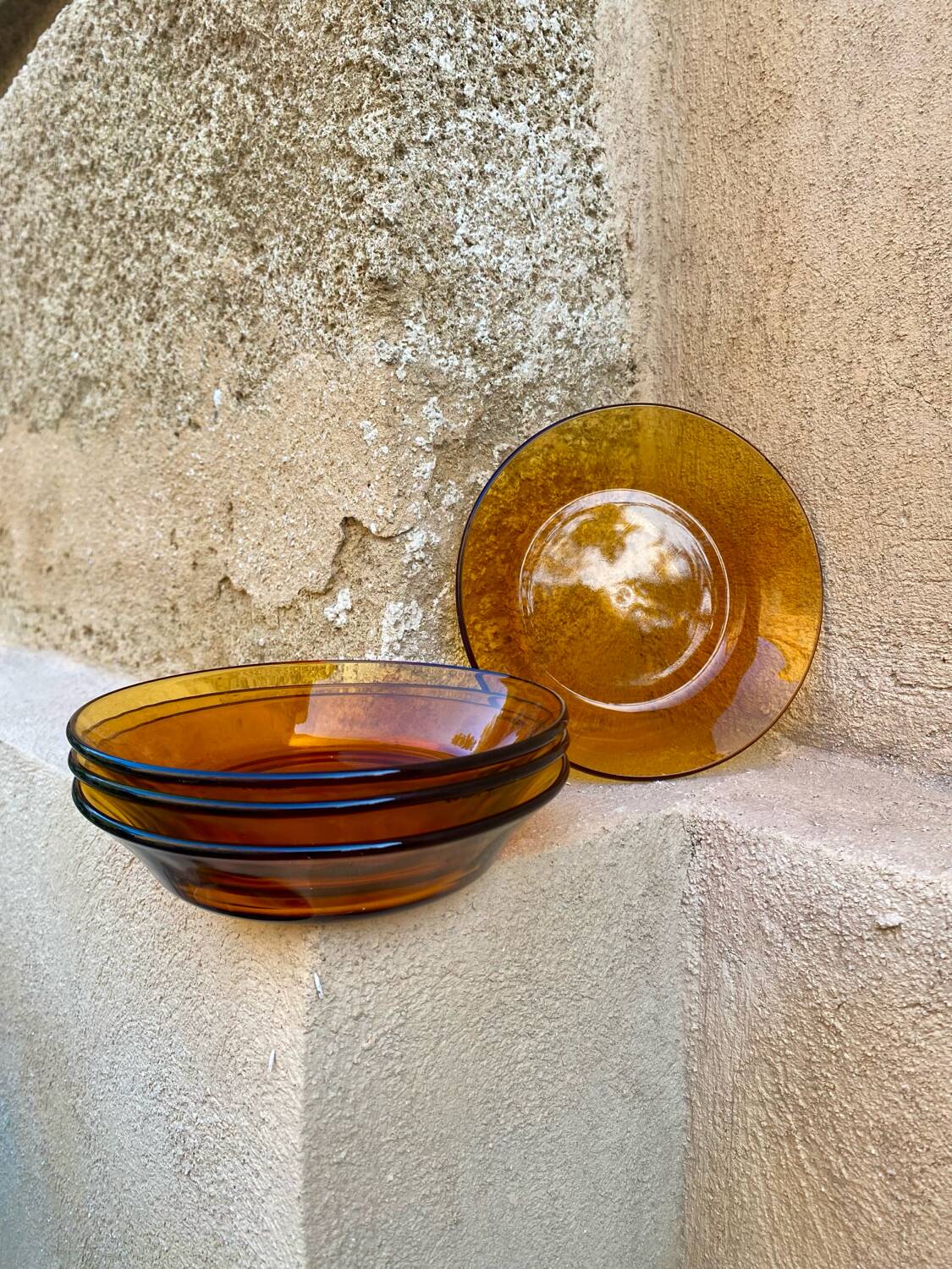 4 vintage 70s bowls