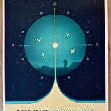 Impression d'après nasa deep space atomic clock blue