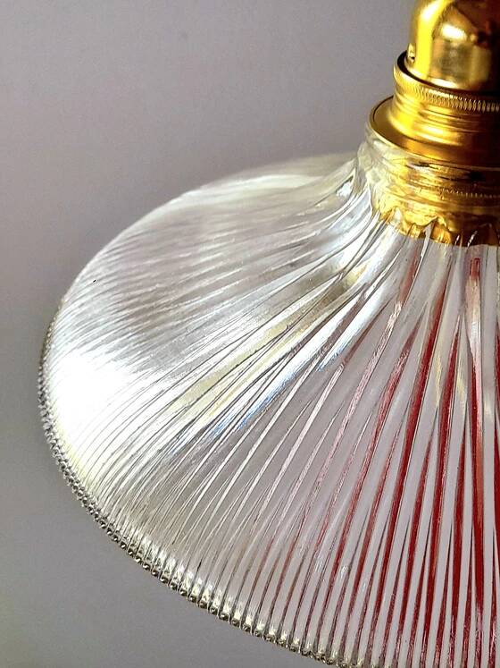 Suspension en verre holophane