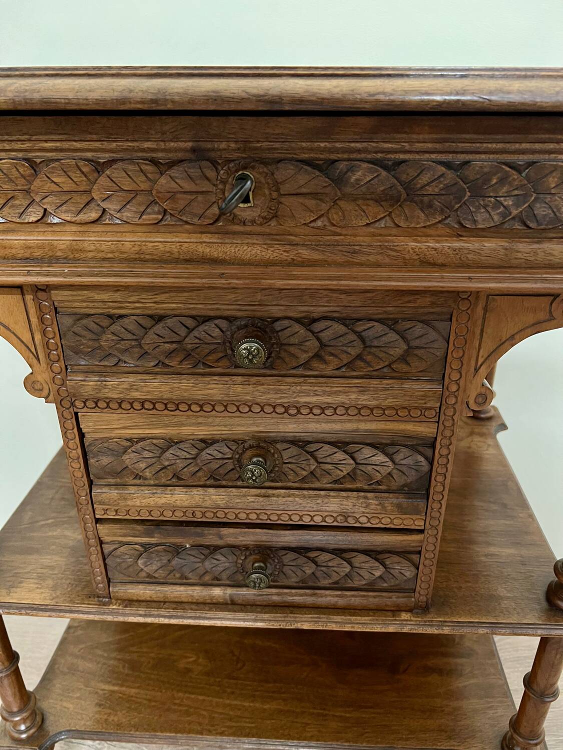 Lxvi style walnut worker with match scraper