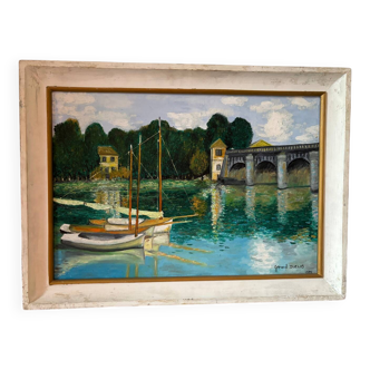 Boat on a river