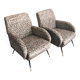 Pair of Mid Century Modern armchairs by Marco Zanuso from the 1950s.