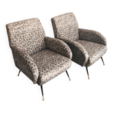 Paire de fauteuils Mid Century Modern Marco Zanuso années 1950