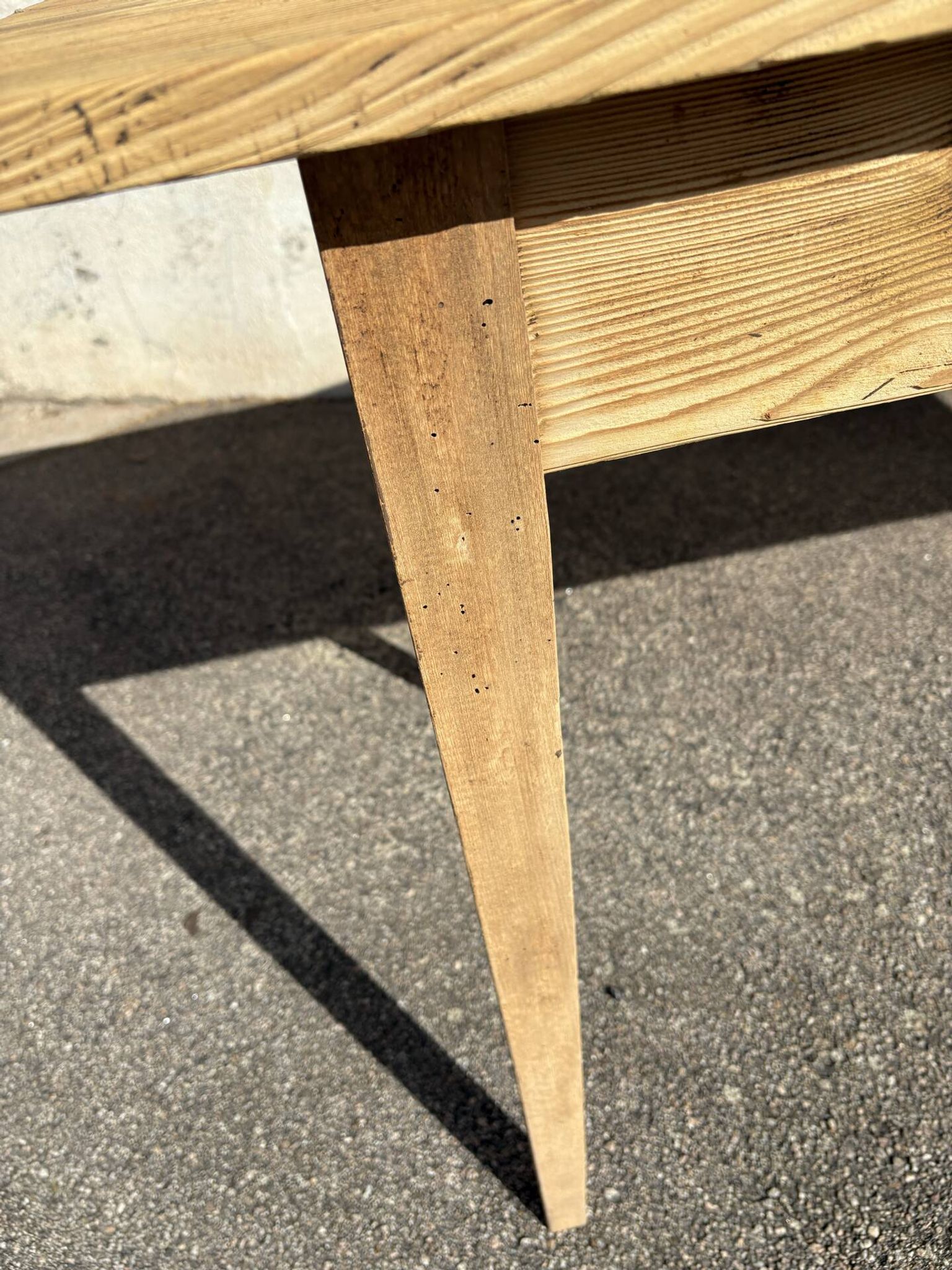 Table bistrot brute 