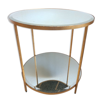 Guéridon miroir ancien