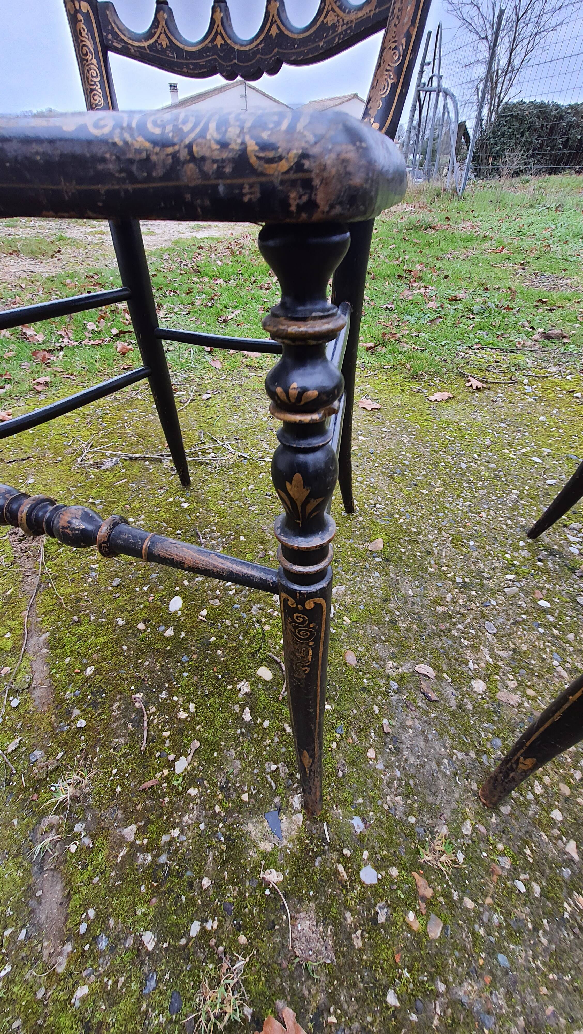 Pair of Napoleon III chairs