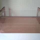 Vintage plexiglass magazine rack - attributed to Michel Dumas