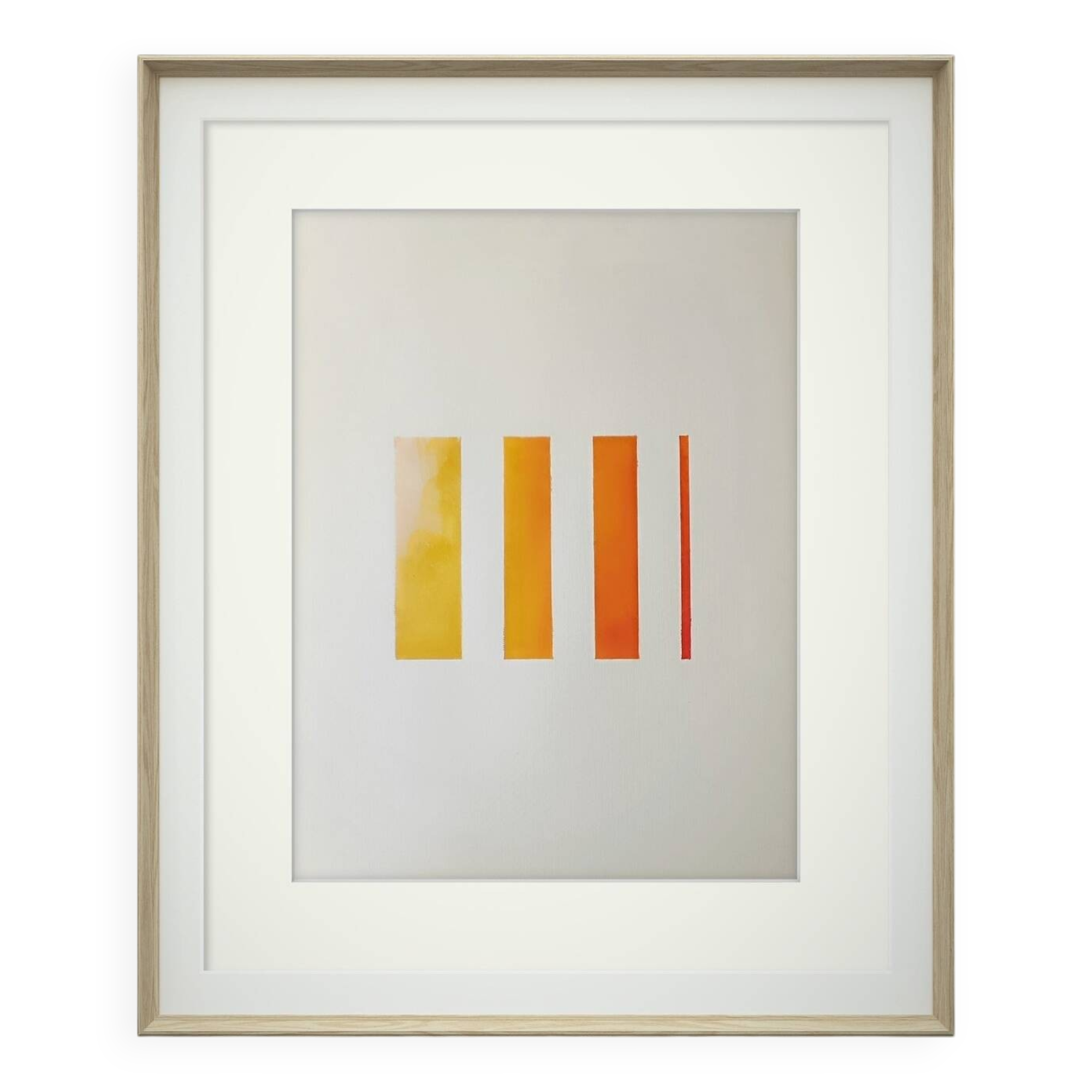 Minimalist geometric painting