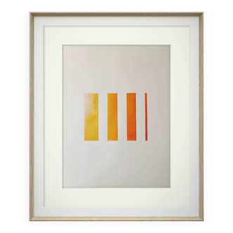 Minimalist geometric painting