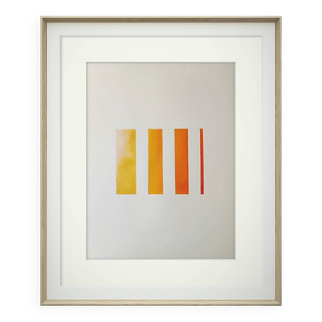 Peinture géométrique minimaliste