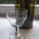 Set of 6 crystal wine glasses engraved years 20-30
