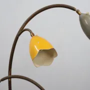 1950s Italian Biancardi e Jordan brass floor lamp