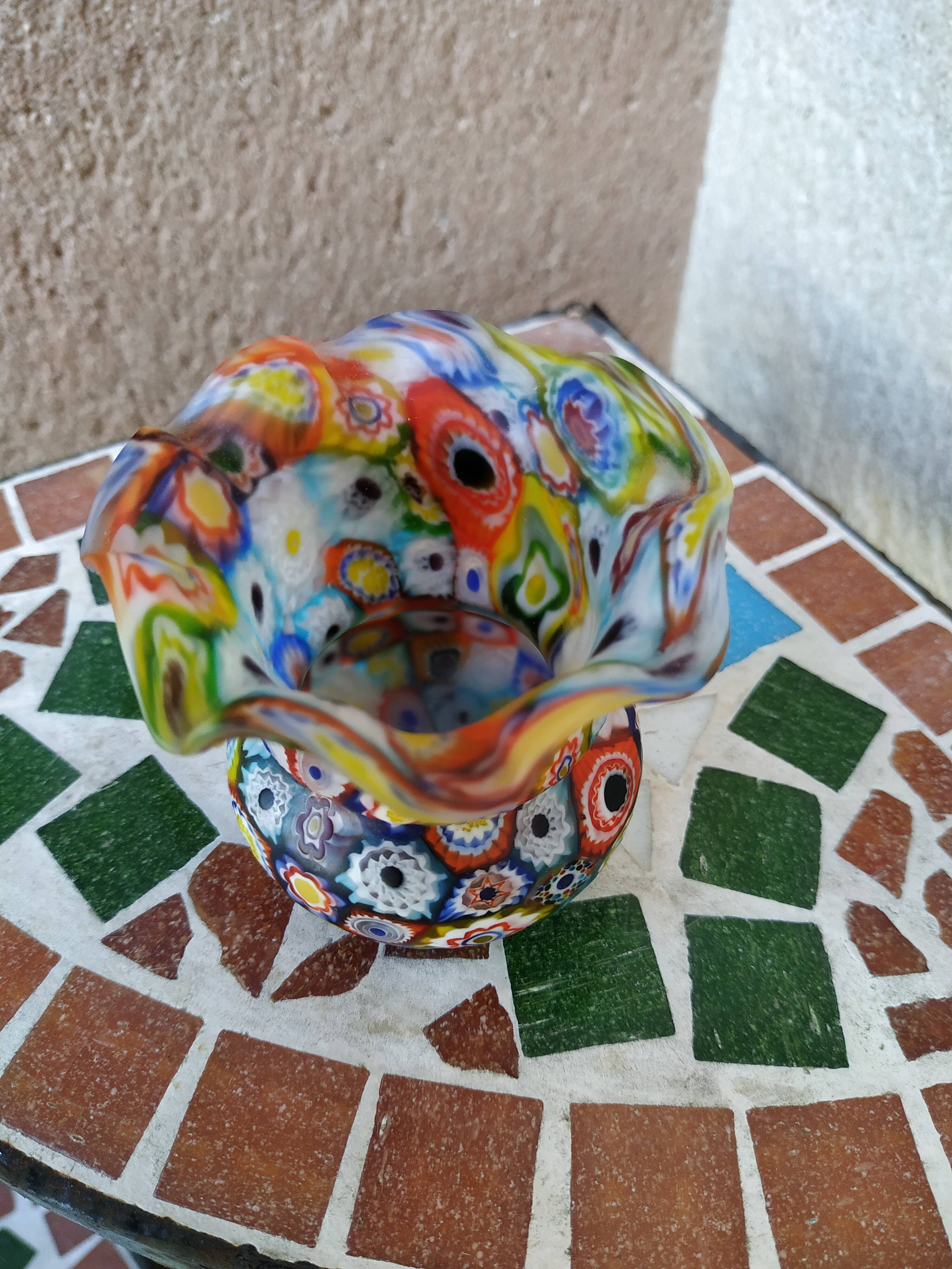 Millefiori vase from Murano