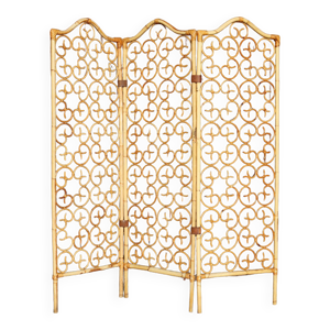 Paravent rotin italien