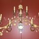 Large seven-light wall light, attributed to Maison Baguès
