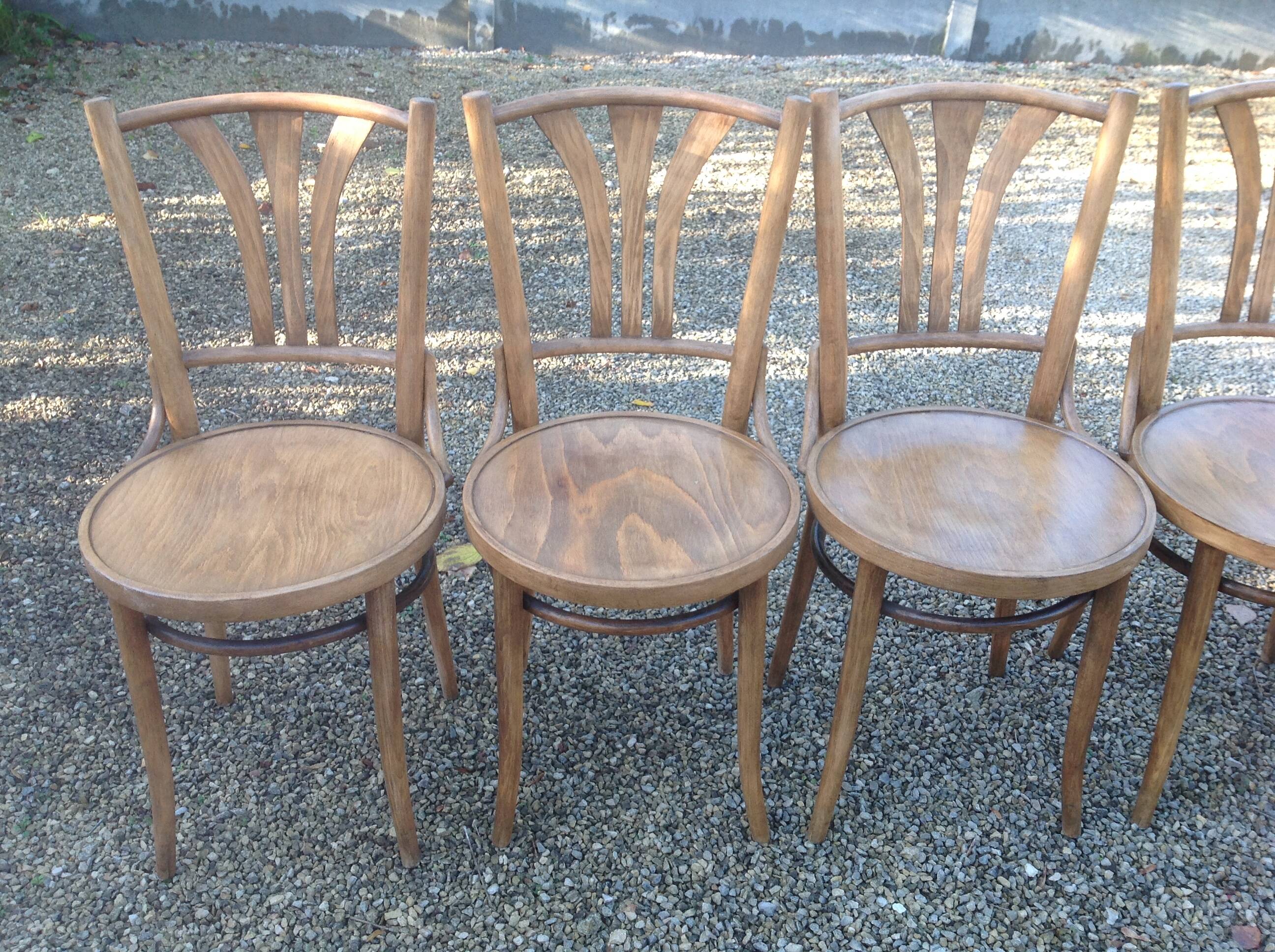 6 chaises bistrot vintage