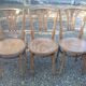 6 chaises bistrot vintage