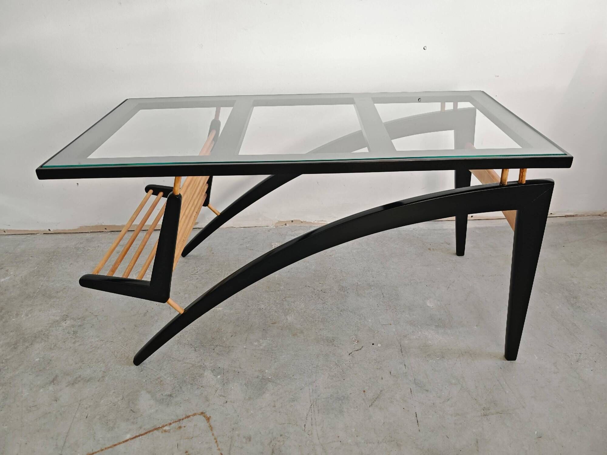 Mid Century Modern Gazelle coffee table in pear wood from the 1960s.