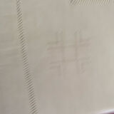 Embroidered linen tablecloth