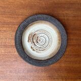 Coupelle de poterie d'atelier danois du milieu du siècle par B.J. Keramik, années 1960